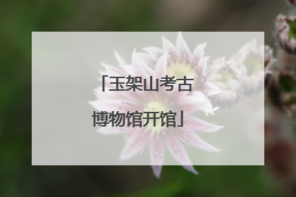 玉架山考古博物馆开馆